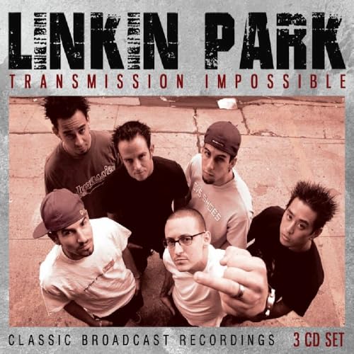 Linkin Park "Transmission Impossible" CD cover with band members pictured.
