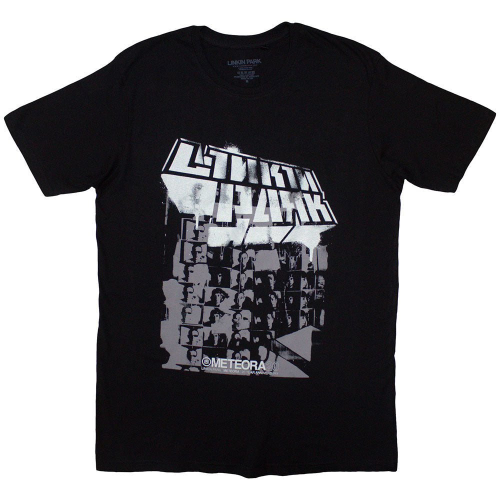 Linkin Park t-shirt, XX-Large, with a spray paint collage design.