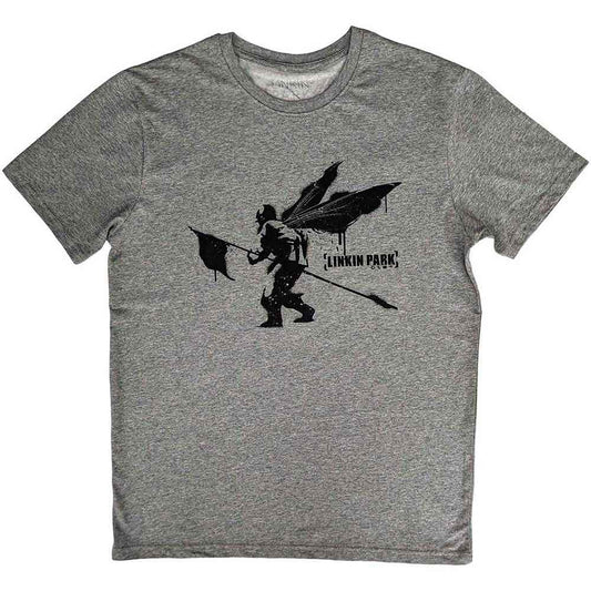 Black t-shirt with Linkin Park's "Street Soldier" design, size XX-Large.