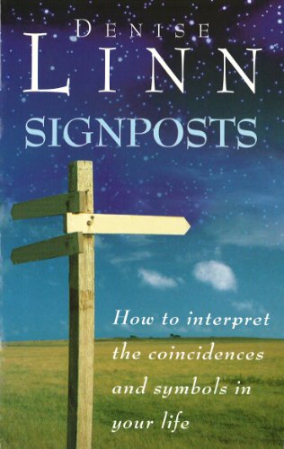 Book cover with a wooden signpost against a starry, blue sky.