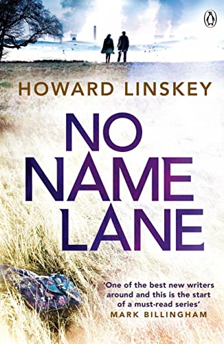 Book cover: "No Name Lane" with figures on a snowy landscape.