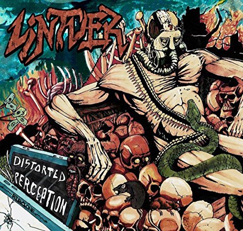 CD cover art: figure with gas mask amidst skulls and a snake.