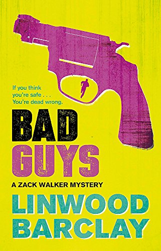 Book cover: yellow background, pink gun silhouette, and bold black text.