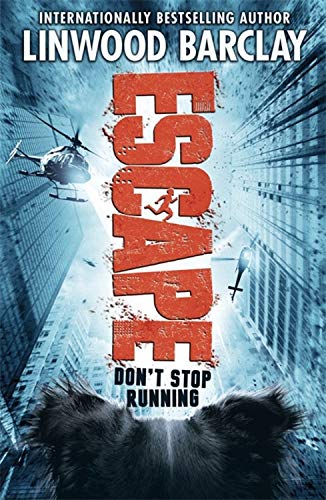 Book cover showing helicopters over a city with the title Escape in large letters.