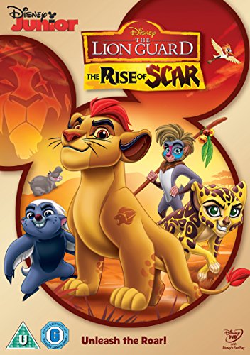 "DVD cover featuring cartoon lion and friends in a circular frame, with title text."