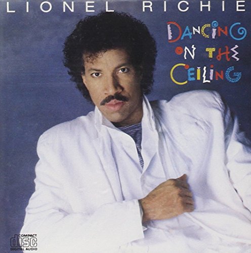 Lionel Richie album cover, “Dancing on the Ceiling,” 1986, with portrait.