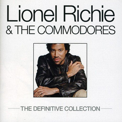 CD case with white cover featuring Lionel Richie in a leather jacket.