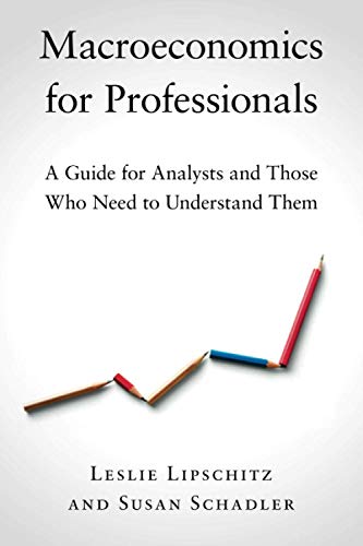 Book cover: “Macroeconomics for Professionals” with a pencil graph illustration.
