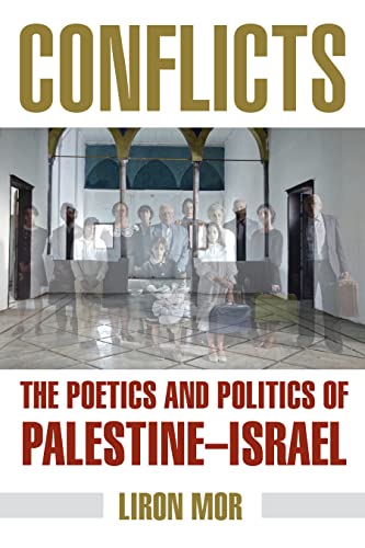 Book cover: "Conflicts" with a blurred image of people in a hallway.