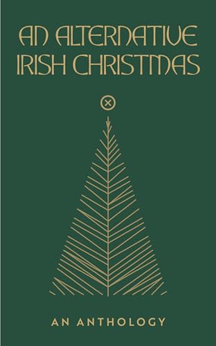 Green book cover with gold text and a stylized Christmas tree design.