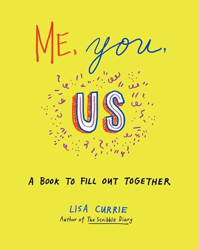 Yellow book cover with hand-lettered “ME, you, US” and playful doodles.