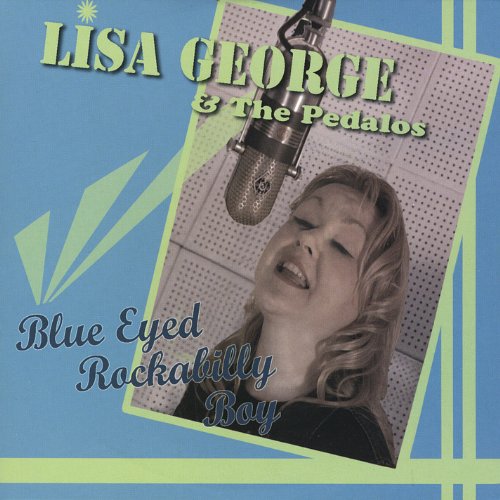CD cover featuring Lisa George singing into a vintage microphone.