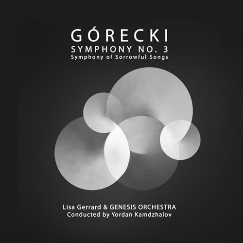 CD cover for Górecki’s Symphony No. 3 featuring overlapping white circles.