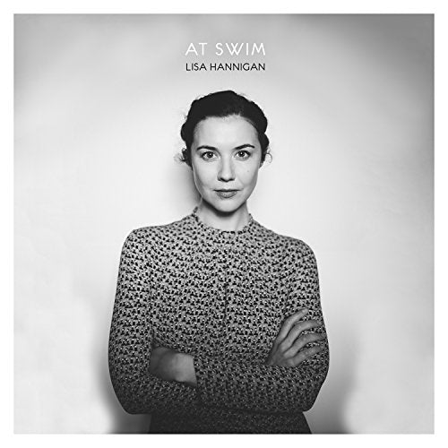 Black and white portrait of Lisa Hannigan, album cover for “At Swim.”
