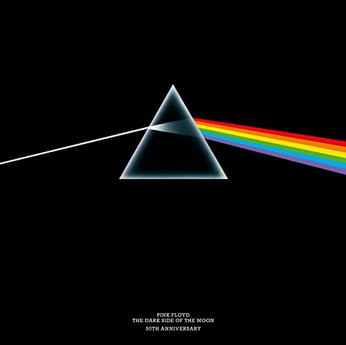 Pink Floyd The Dark Side of the Moon 50th anniversary album cover art.