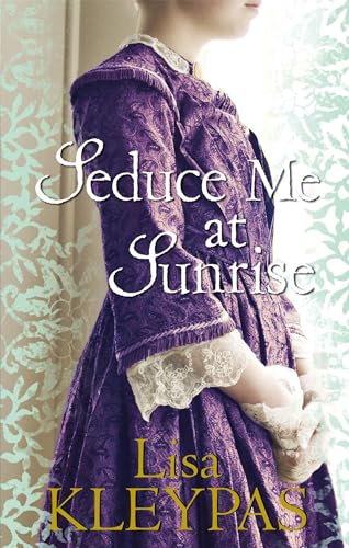Book cover: woman in purple dress, ornate floral background, title text.