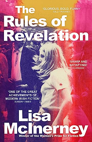 Book cover for The Rules of Revelation by Lisa McInerney with a red-toned photo.