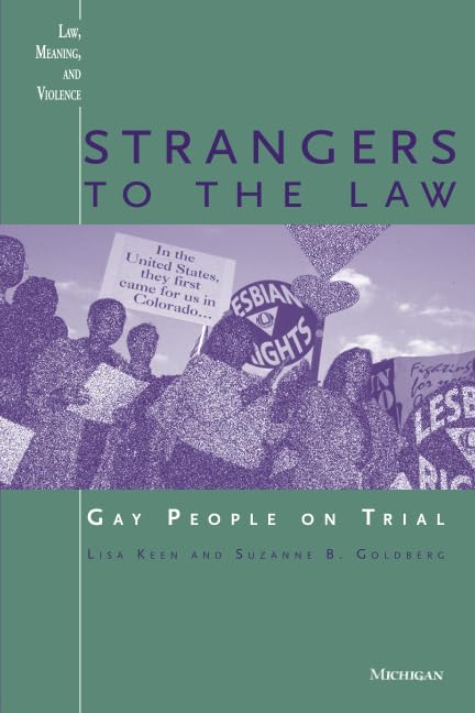 Book cover with protest crowd and title “Strangers to the Law.”