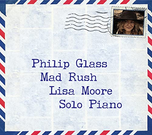 CD cover with portrait of Lisa Moore and patriotic border design.