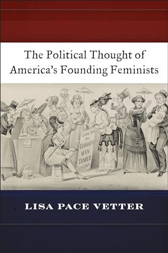 Book cover with vintage illustration of women and text: "The Political Thought...