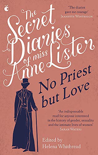 Book cover: “The Secret Diaries of Miss Anne Lister – Vol.2” with a woman in 19th-century attire.