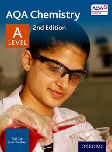 AQA Chemistry A Level textbook cover with student in lab.