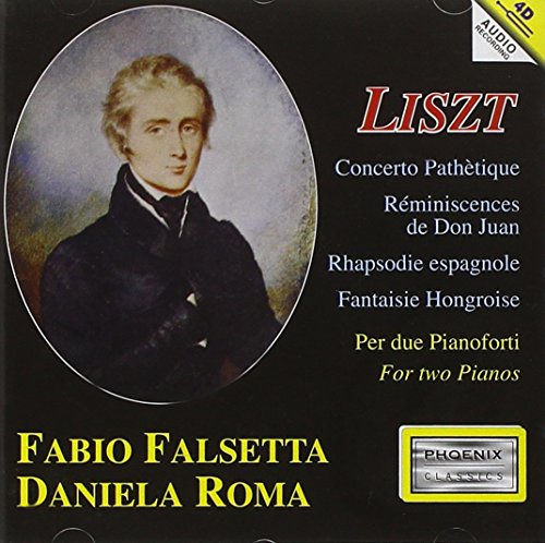 CD cover featuring portrait of Franz Liszt and concert details.