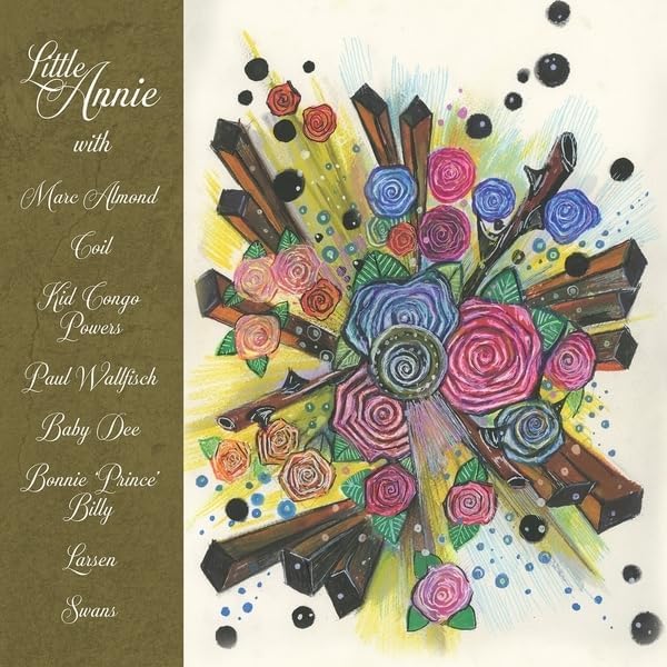Album cover for “Little Annie” featuring floral and musical instrument artwork.