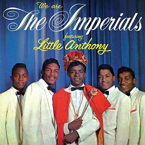 Album cover for Little Anthony & The Imperials, five young men in suits.
