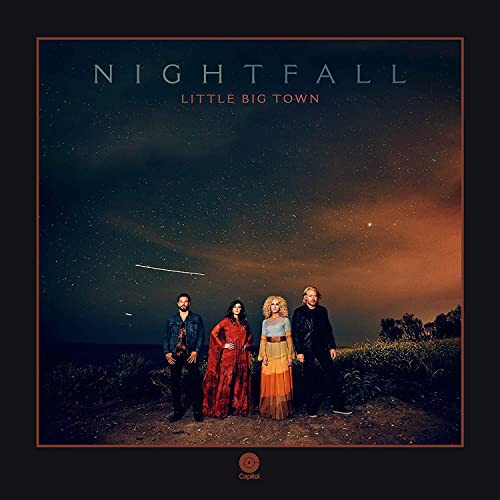 Little Big Town "Nightfall" album cover with band members silhouetted against a night sky.
