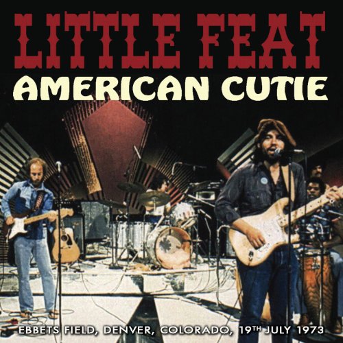 Little Feat album cover: band performing on stage, 1973.