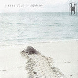 Vinyl record cover with a beach scene and a sea turtle.