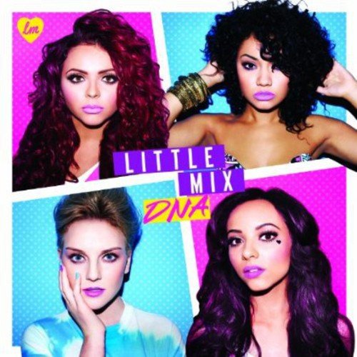 Little Mix album cover featuring four women with colorful hair.