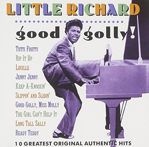 Little Richard album cover, "Good Golly," featuring him at a piano.