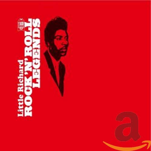 Red CD cover featuring a portrait of Little Richard and text.