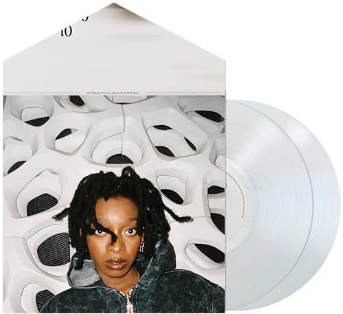 Little Simz “No Thank You” clear vinyl record with album cover art.