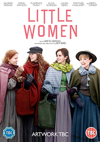 “Little Women” DVD cover featuring four women in 19th-century clothing.