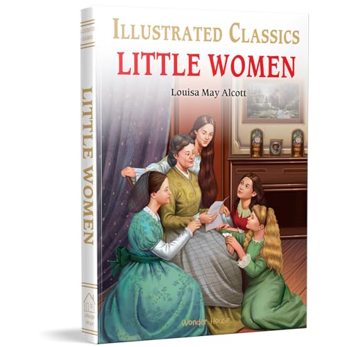 Book cover of "Little Women" with an illustration of four women.