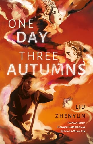 Book cover: "One Day Three Autumns" with portraits and autumn colors.