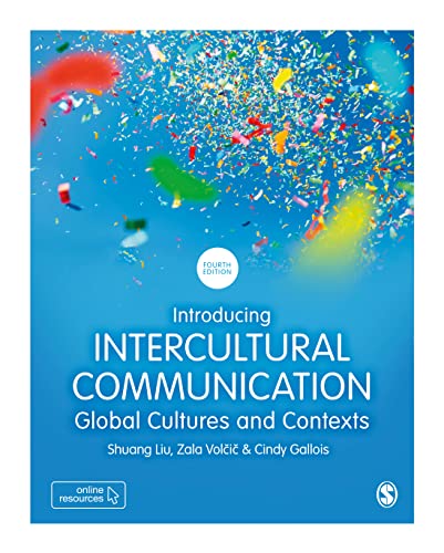 Textbook cover with colorful confetti, titled "Introducing Intercultural Communication.