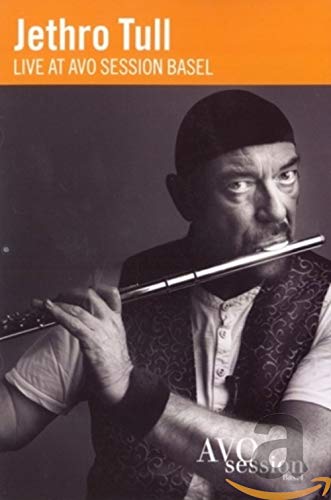 Jethro Tull "Live At Avo Session Basel" DVD cover featuring Ian Anderson playing flute.
