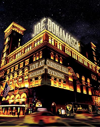 Joe Bonamassa Live at Carnegie Hall An Acoustic Evening Blu-ray cover art.