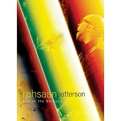 Rahsaan Patterson performing live at The Belasco, DVD cover art.