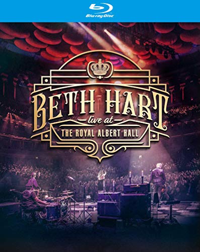 Beth Hart Blu-ray cover featuring a stage performance at Royal Albert Hall.