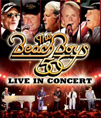 Blu-ray cover for The Beach Boys 50th Anniversary Live In Concert.