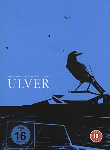 DVD cover for Ulver’s “Live In Concert” featuring a raven and cityscape.