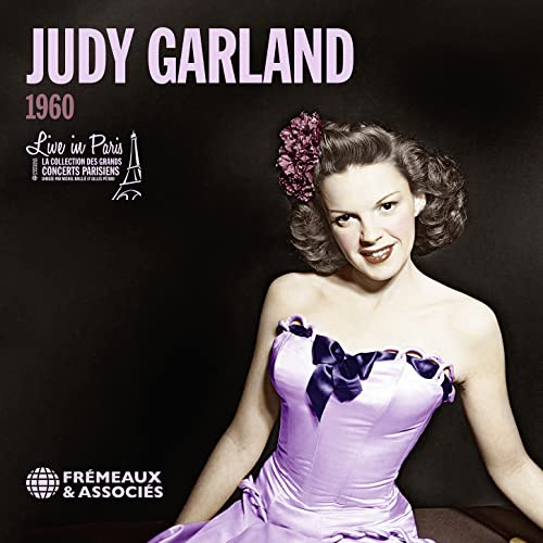 Judy Garland portrait from "Live in Paris - 1960" CD cover.