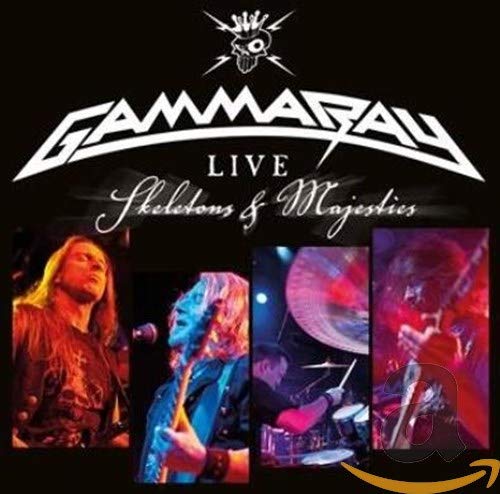 Gamma Ray "Live - Skeletons & Majesties" Blu-ray cover with band members.