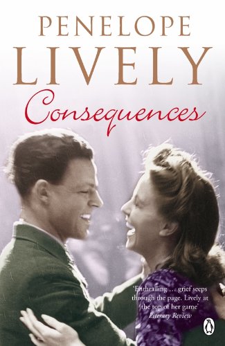 Book cover: "Consequences" by Penelope Lively, featuring a couple dancing.
