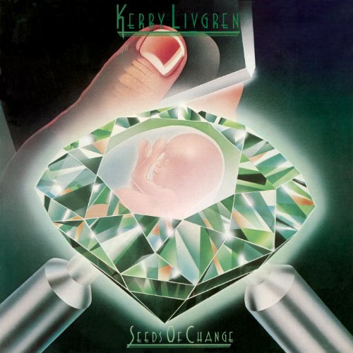 Album cover: hand holding a diamond with a baby inside.